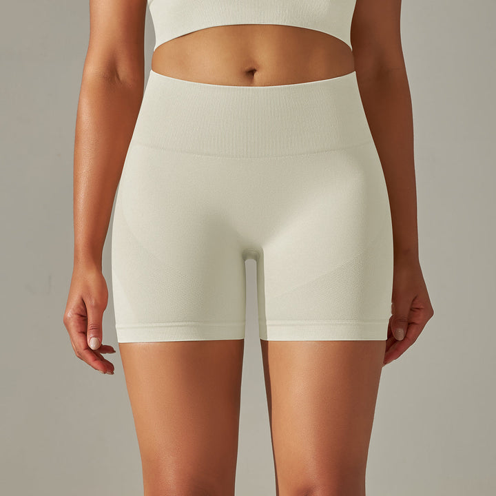 Seamless High-Waist Workout Shorts