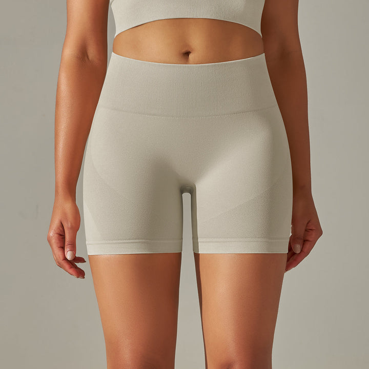 Seamless High-Waist Workout Shorts