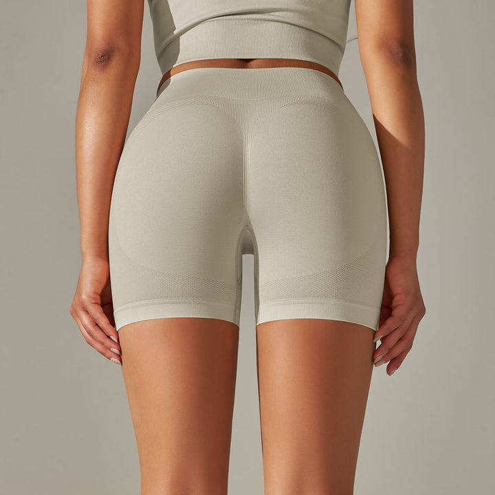 Seamless High-Waist Workout Shorts