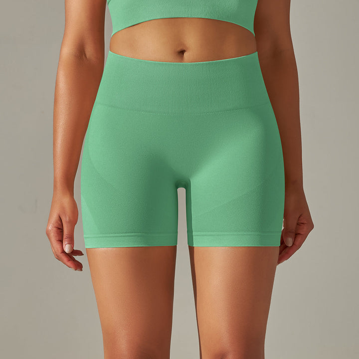 Seamless High-Waist Workout Shorts