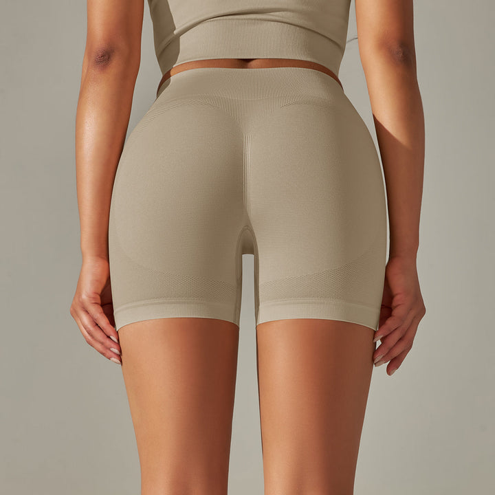 Seamless High-Waist Workout Shorts