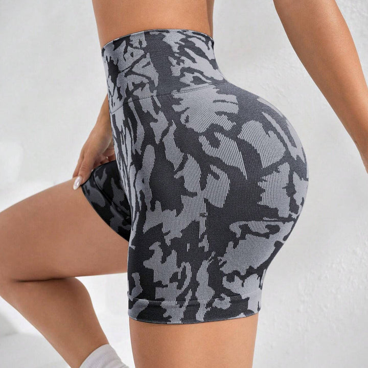 Tie-Dye Butt-Lifting Shorts