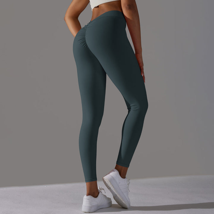 V-Back Ruched Leggings