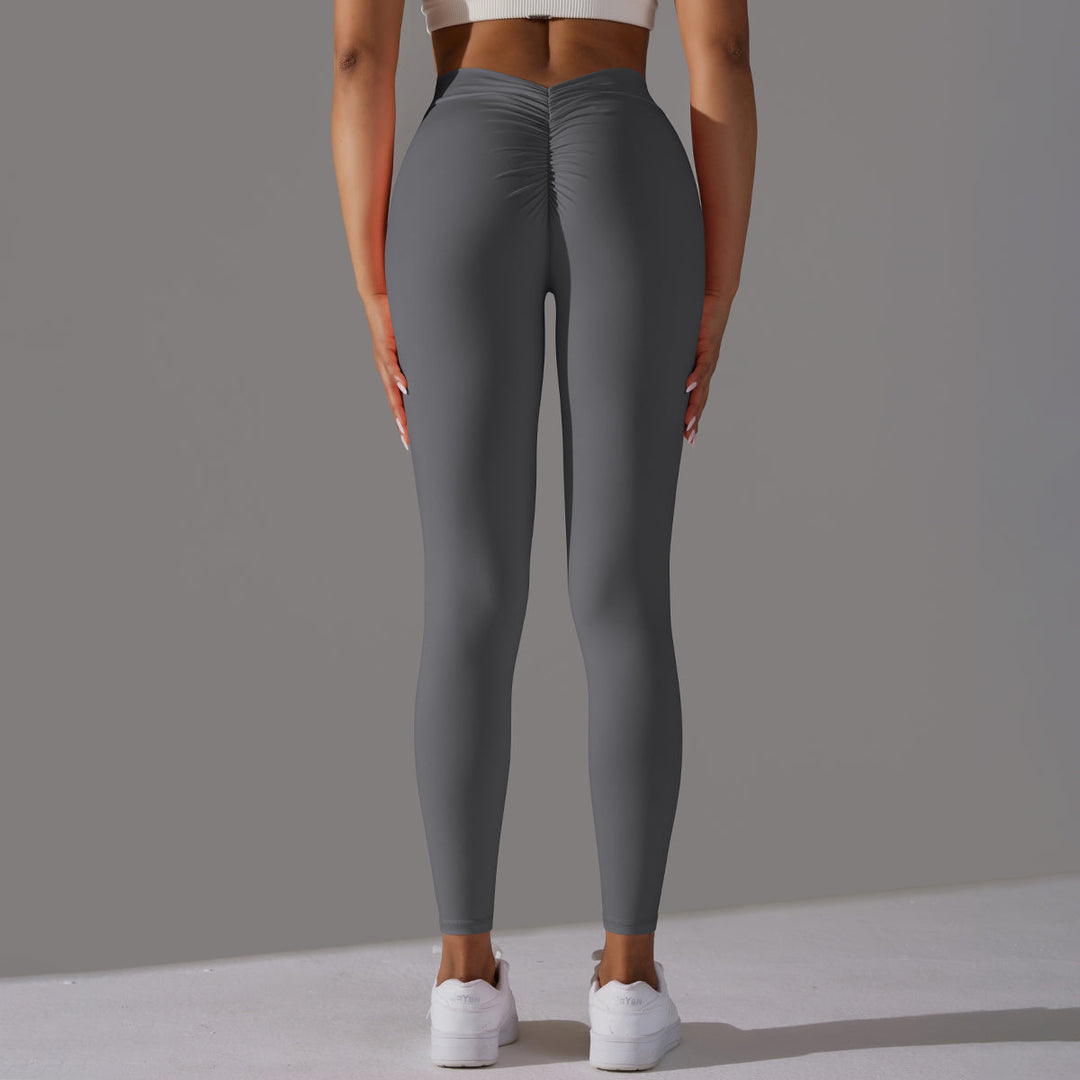 V-Back Ruched Leggings