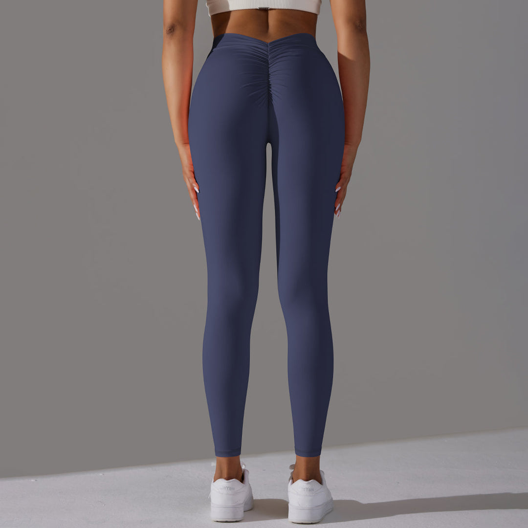 V-Back Ruched Leggings