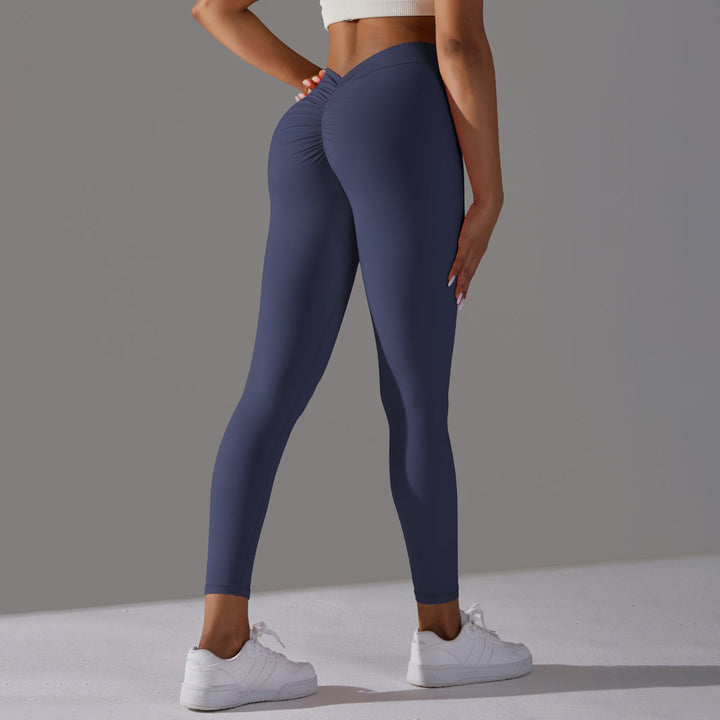 V-Back Ruched Leggings