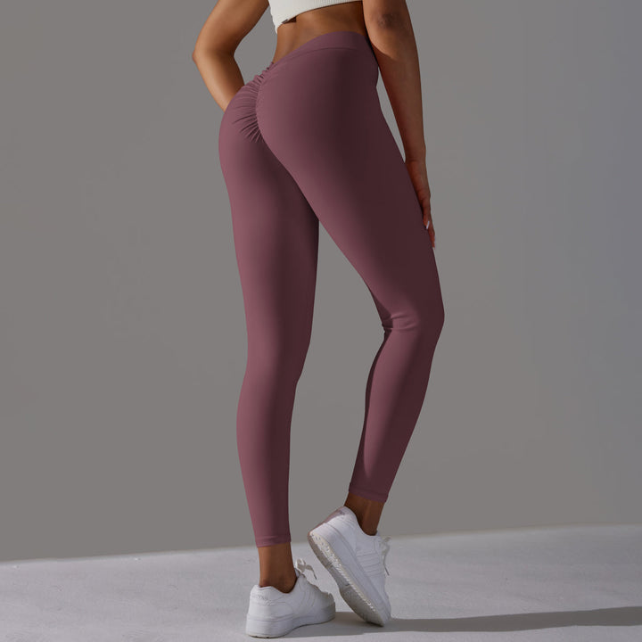 V-Back Ruched Leggings