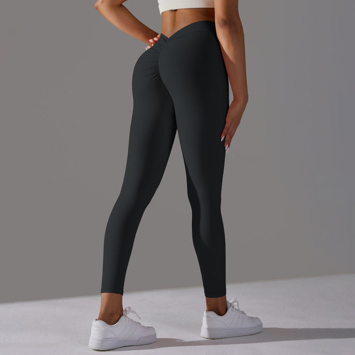 V-Back Ruched Leggings