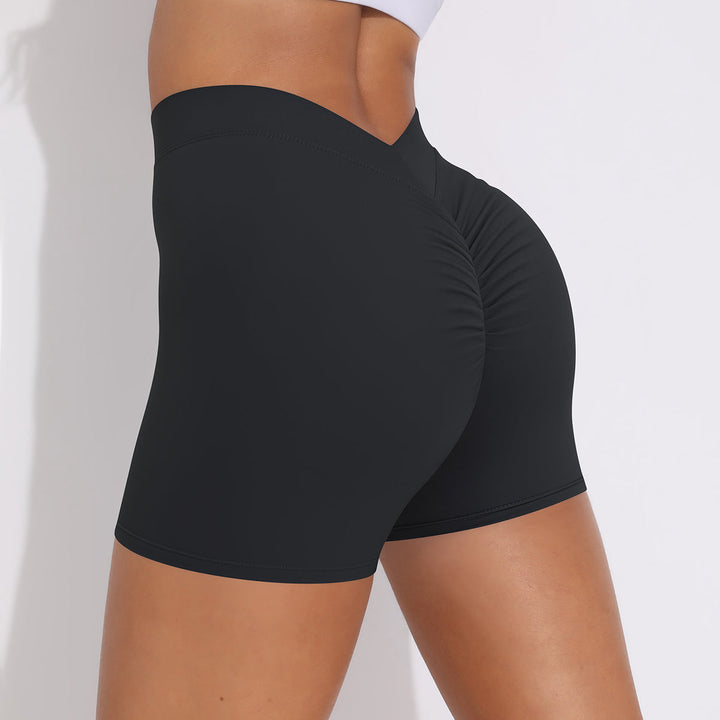 V-back Ruched Shorts