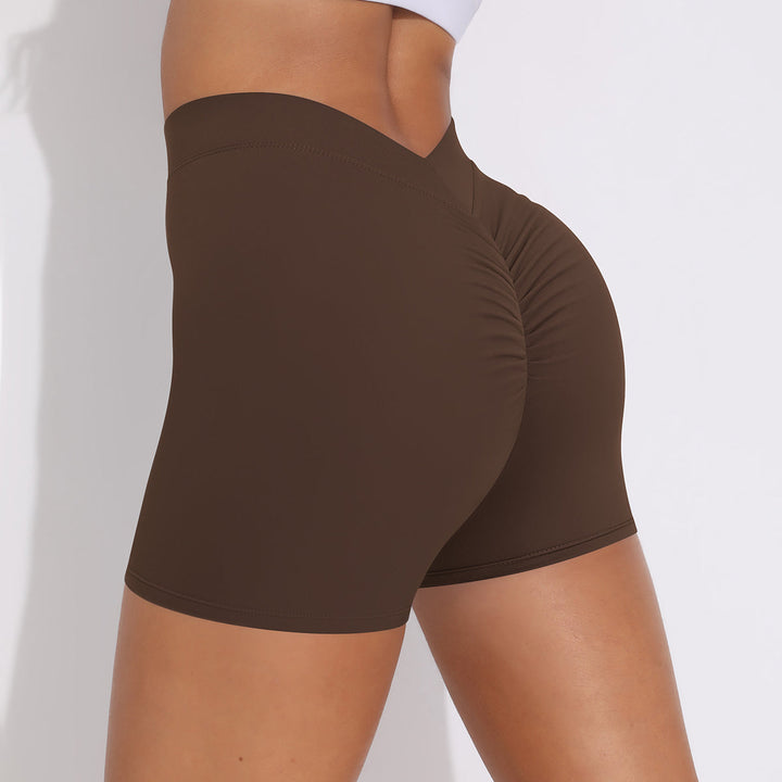 V-back Ruched Shorts